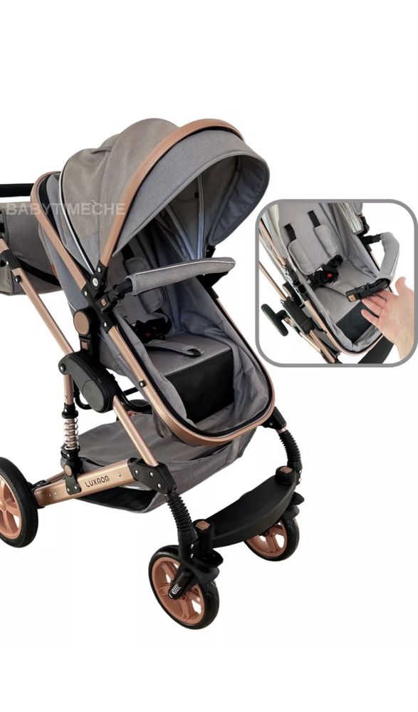 Коляска для новорожденных 3 в 1 Luxmom 510 с автолюлькой