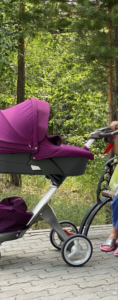 Коляска Stokke 2 в 1 с люлькой