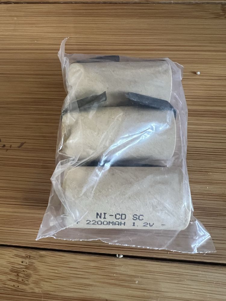 Ni-cd аккумуляторы SC 2200MAH 1.2v