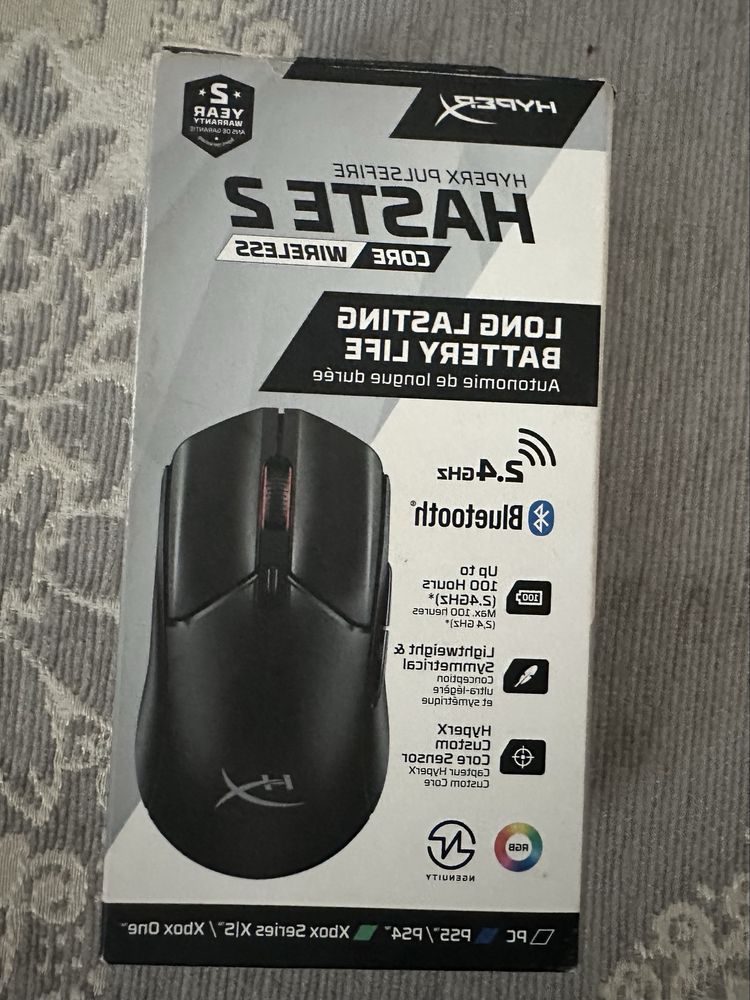 Мышь HyperX Pulsefire Haste 2 Core Wireless черный
