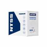 Кабель NTSS U/UTP 5e 4 пары 24AWG медь 305м внутрен нг(А)-LSLTx серый