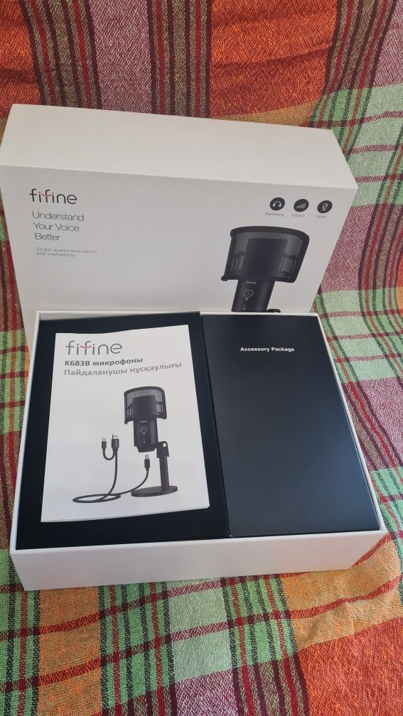 Микрофон Fifine K683B черный
Микрофон Fifine K683B черный