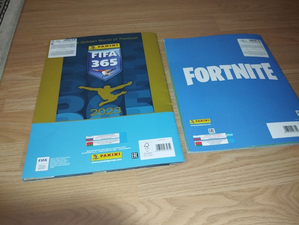 Альбом наклеек Fifa2023 и Fortnait