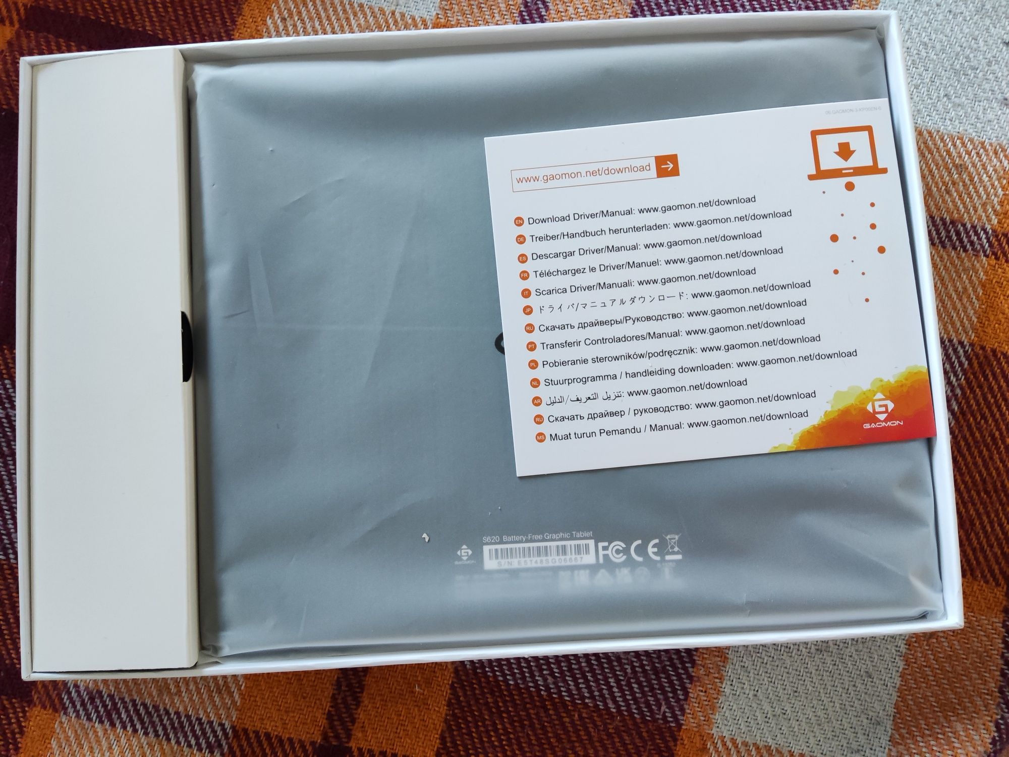 Графический планшет Gaomon s620