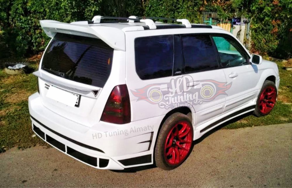 Бампер задний Custom HDTuning со сплиттером Subaru Forester SG