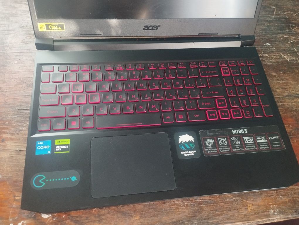 Acer nitro 5 AN515-57 RTX3050 CORE I5 11400