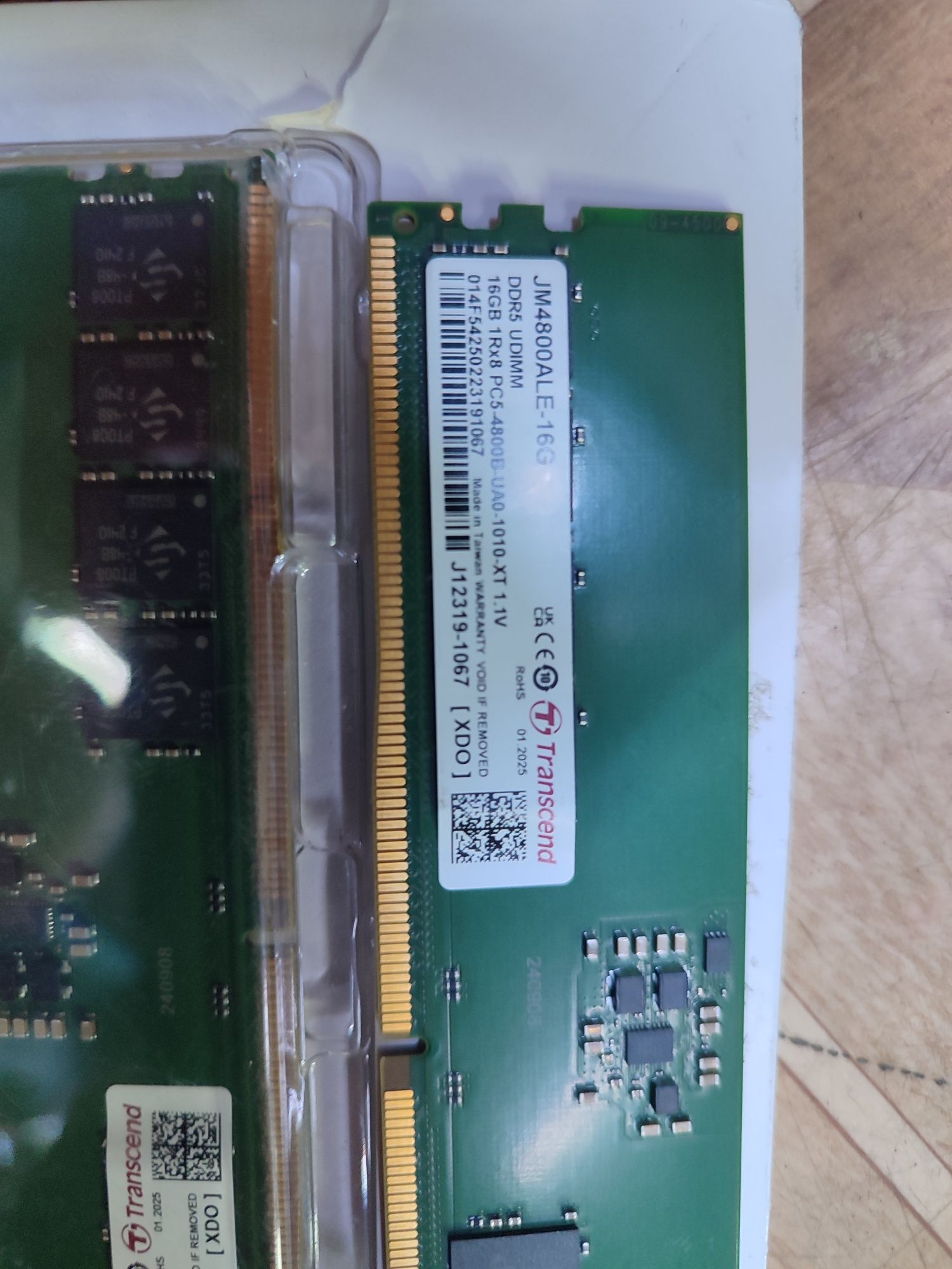 Продам ОЗУ DDR 5 16GB