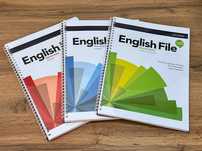 Учебники English File Elementary, Pre intermediate, Intermediate