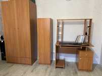 Продам компьютерный стол, шкаф пенал, шкаф для одежды