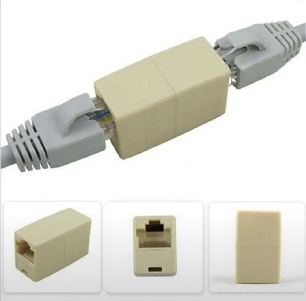 Соеденители rj45  lan муфта rj45 соеденитель utp витой пары  10шт
