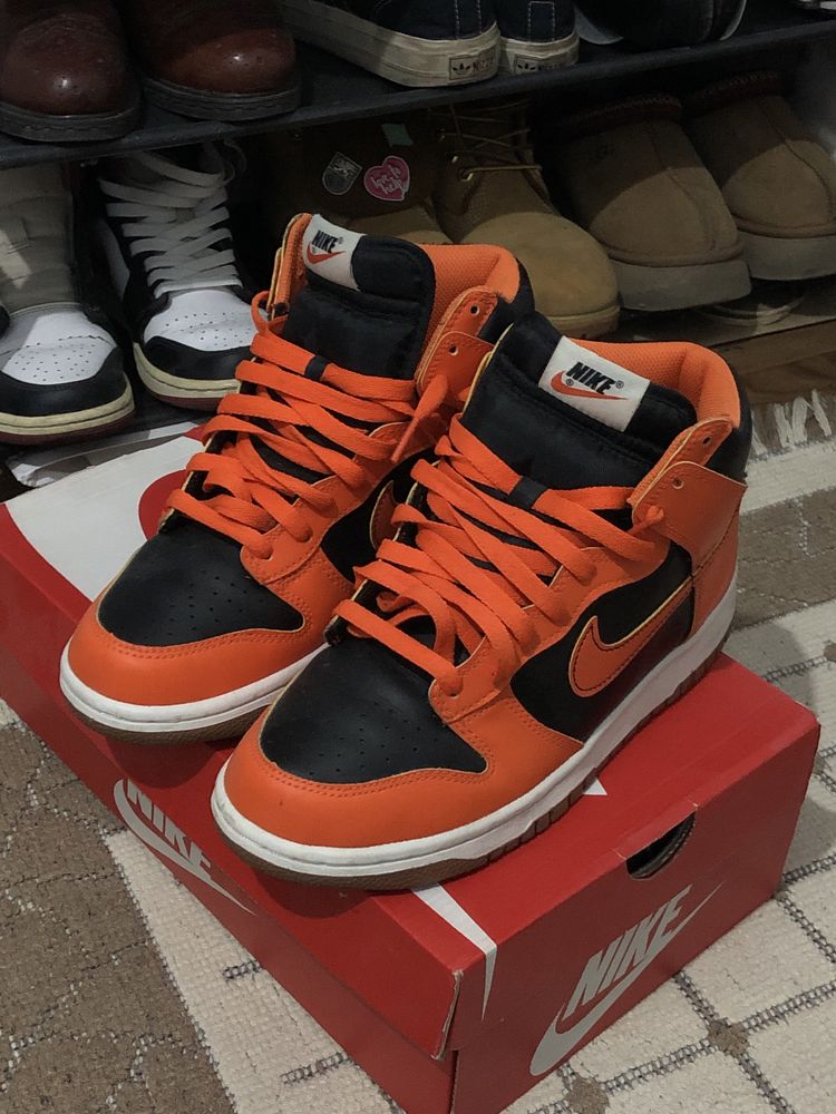 Nike Dunk High GS Black/Orange