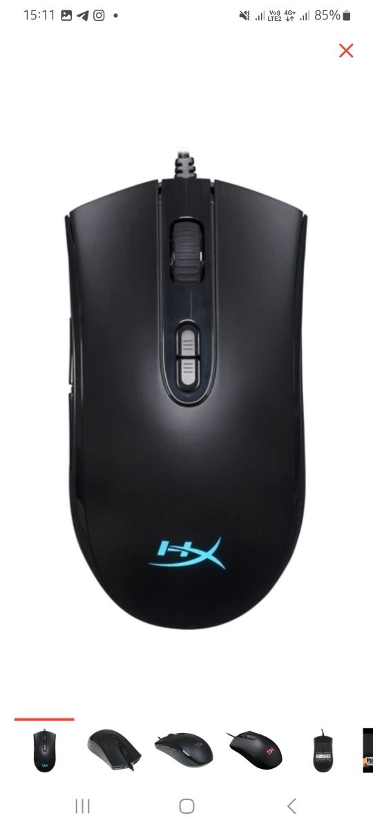 Мышь HyperX Pulsefire CORE HX-MC004B черный