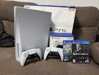 (PS5) SonyPlaystation 5 (два джойстика) 3 ревзия игры