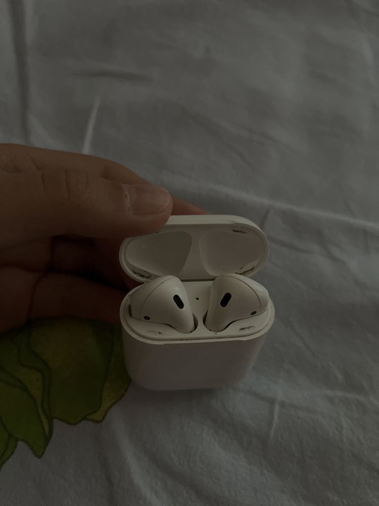 Наушники Apple AirPods with Charging Case белый