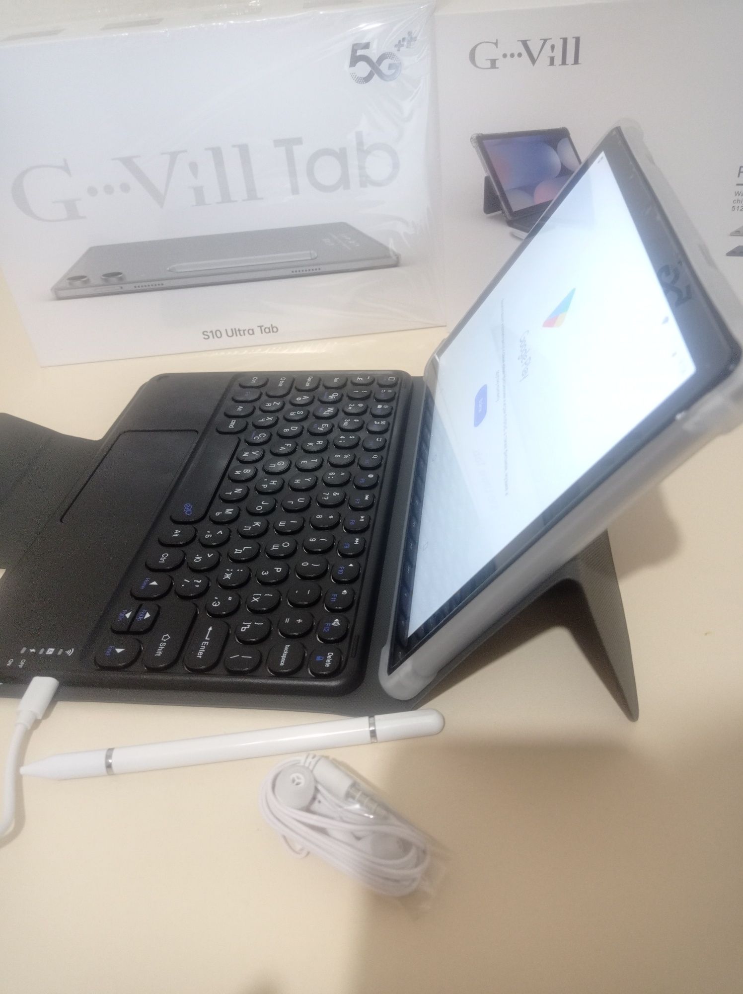G-Vill Tab S10 Ultra планшет 512гб +5G+новый