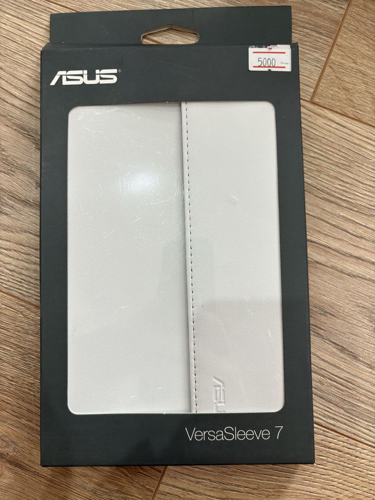 Подставка под Asus Pad белая кожаная