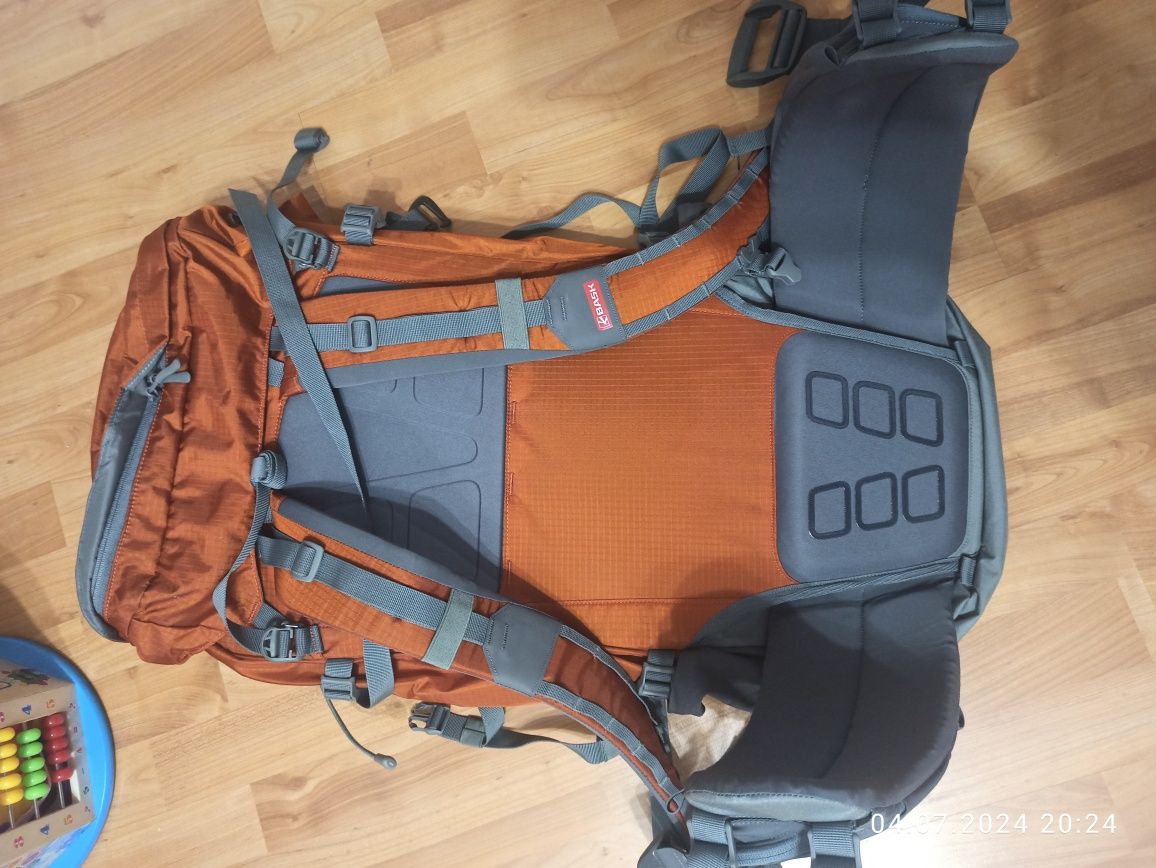 Новый походный рюкзак BASK NOMAD 60 XL оранжевый и серый