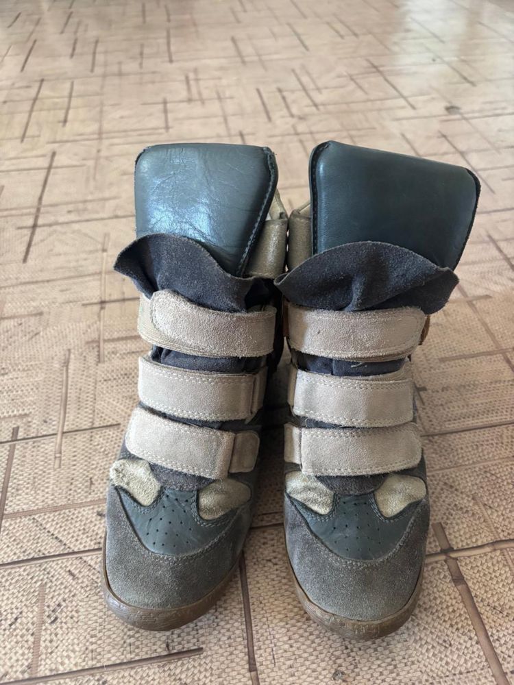 Кроссовки ботиночки на платформе скрытой Steve Madden 37 натуралка