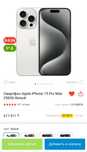 iPhone 15 pro max white titanium 256gb