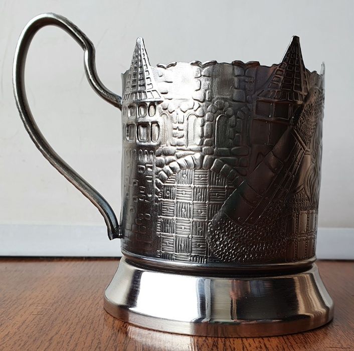 Новый подстаканник "Богатырская застава" Кольчугинский завод