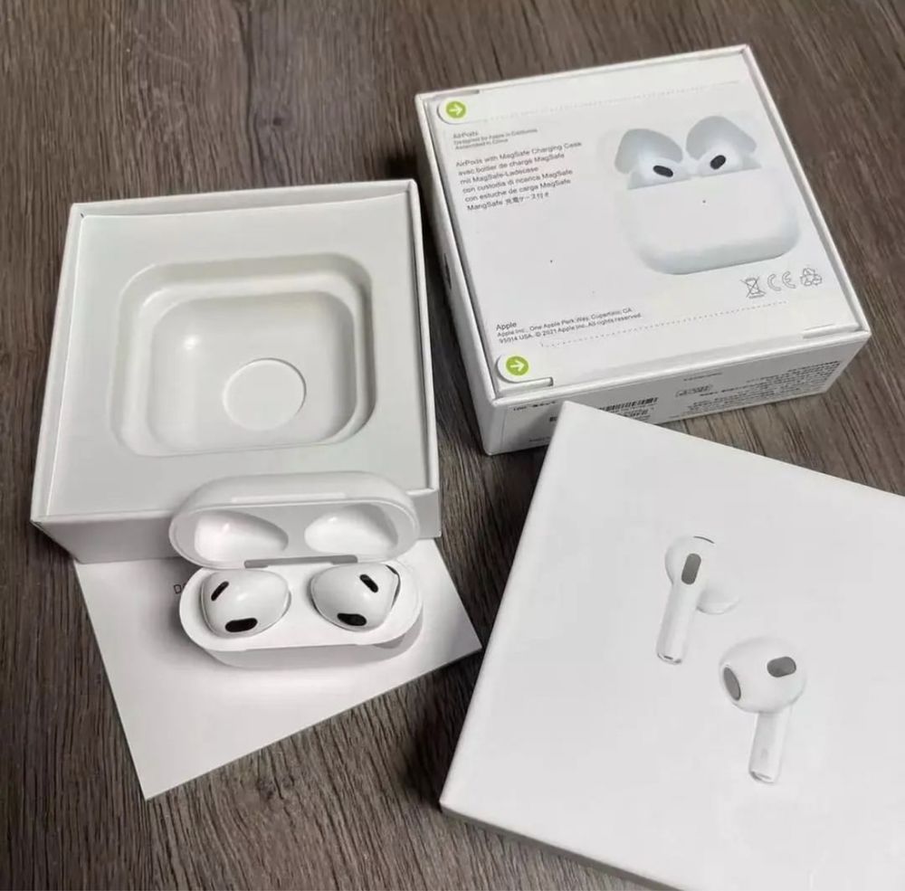  AirPods 3 Apple EAC Lux 1 в 1, Лучший подарок! Люкс