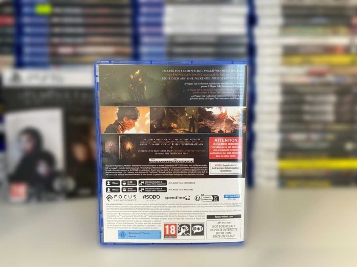 A Plague Tale Collection SteelBook: Innocence + Requiem PS5***