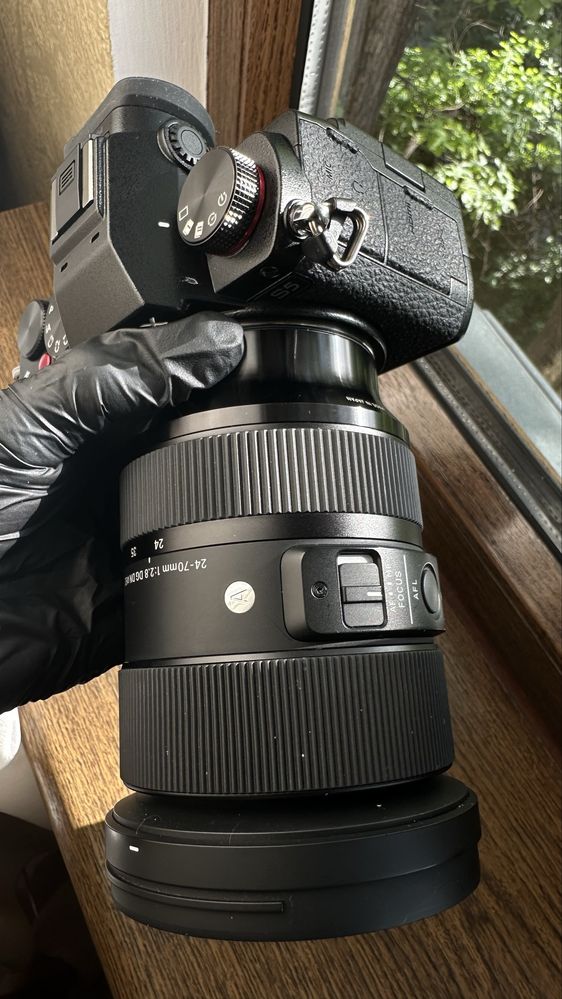Видеофотокамера Panasonic Lumix S5+обьектив Sigma 24-70mm f/2.8 DG DN
