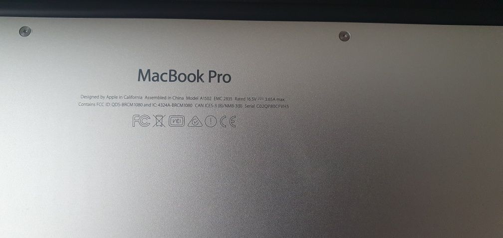 MacBook Pro Retina 13" A1502