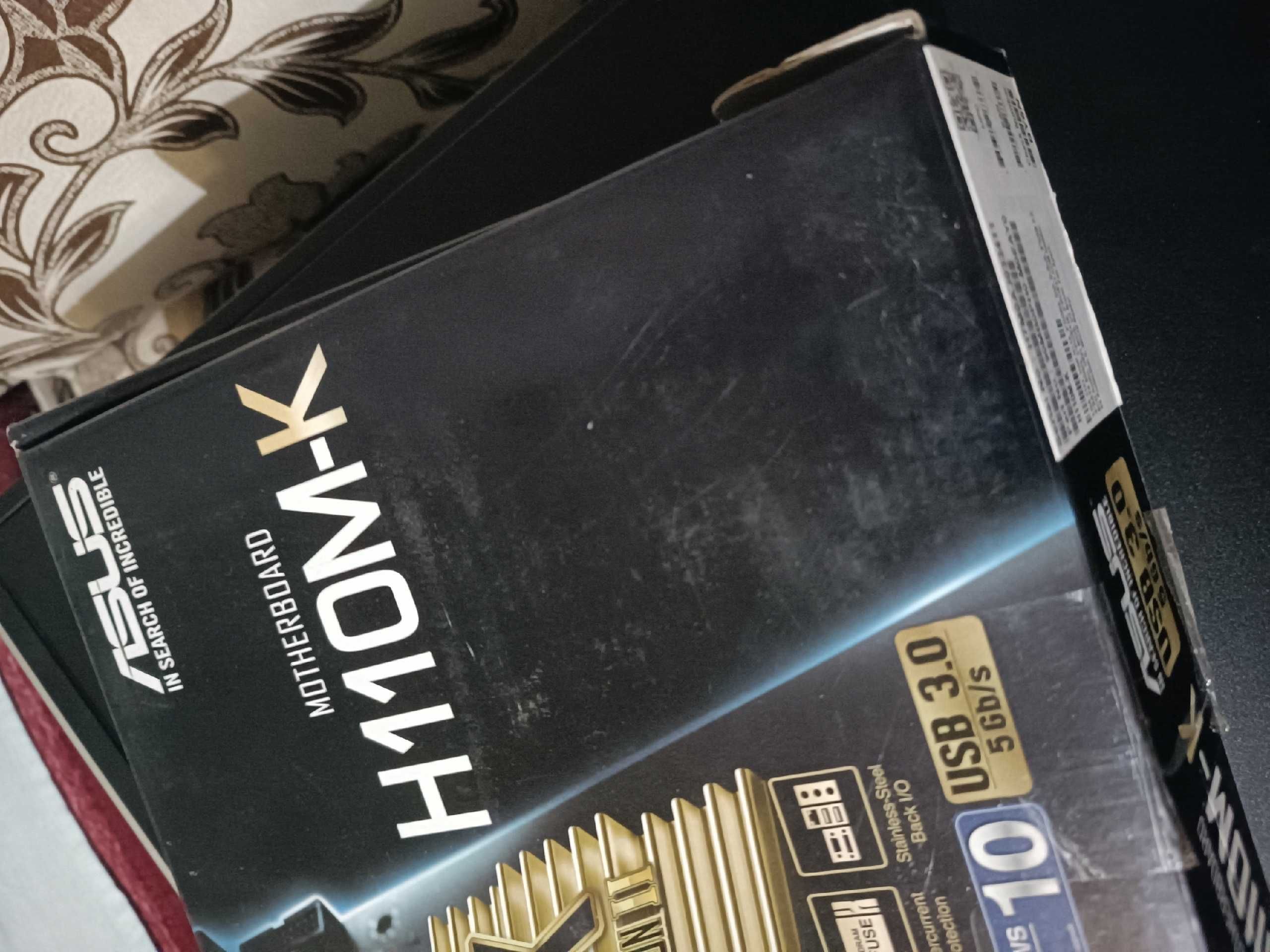 материнская плата h110m-DVS Asrock и н110 Asus