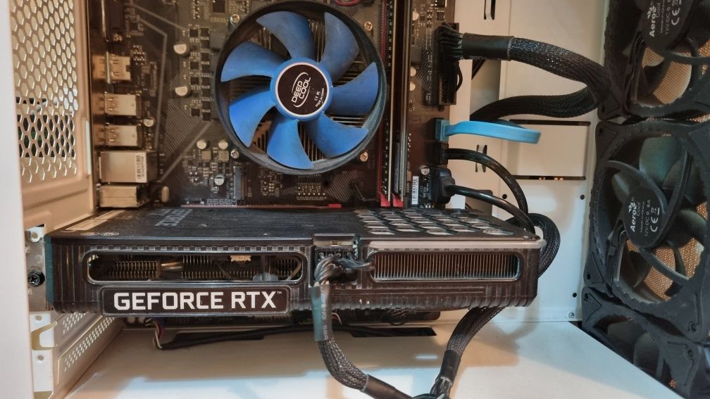 Видеокарта palit dual OC 3060ti.
