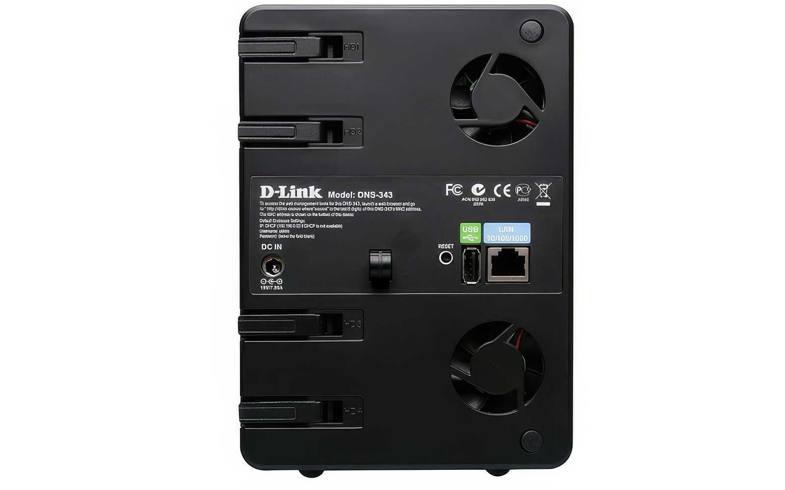 Сетевое хранилище D-Link DNS-343 (4xSATA HDD 3,5")