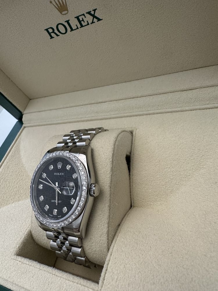 Rolex DateJust diamonds