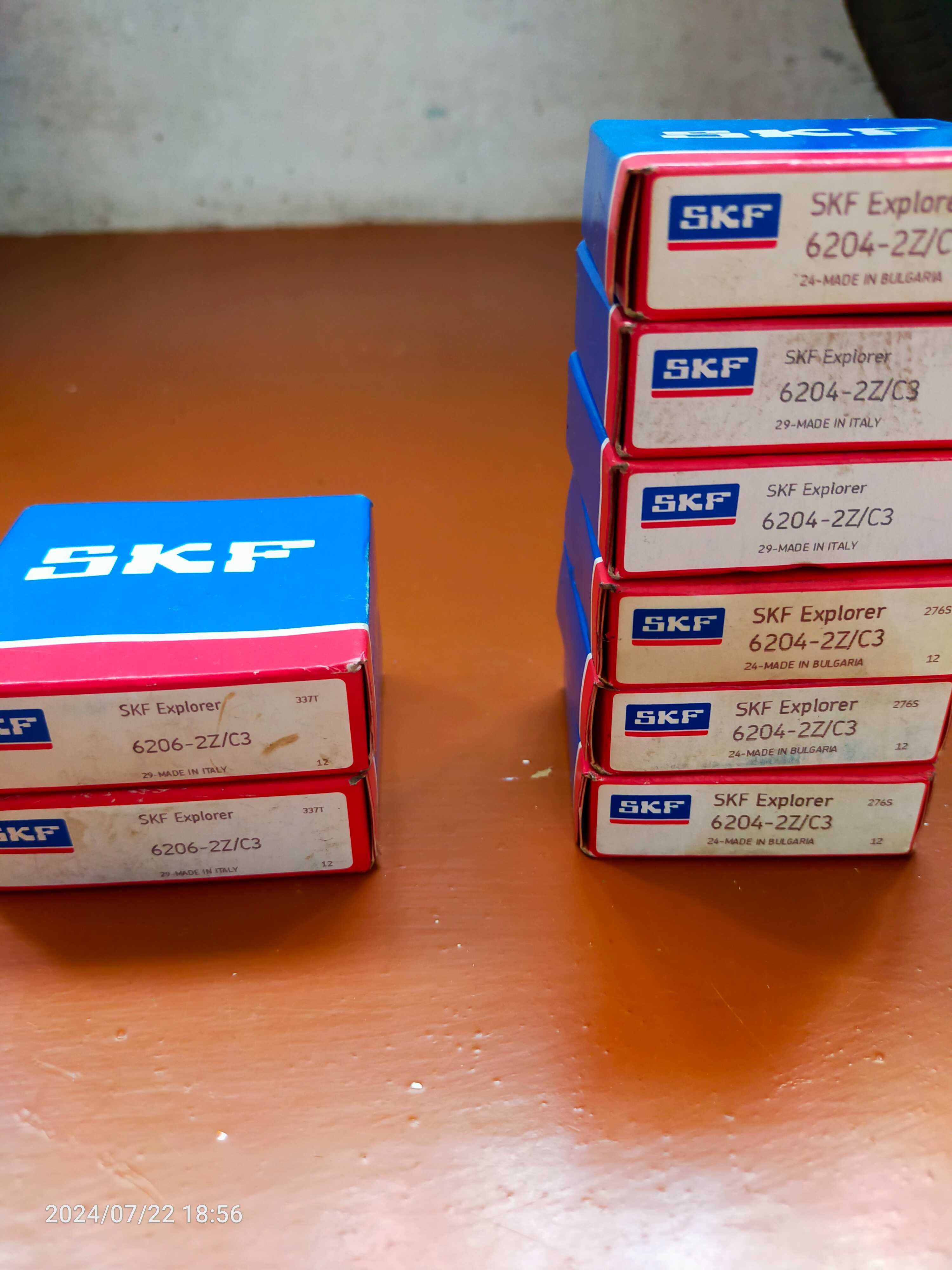 Подшипники SKF 6204, 6206