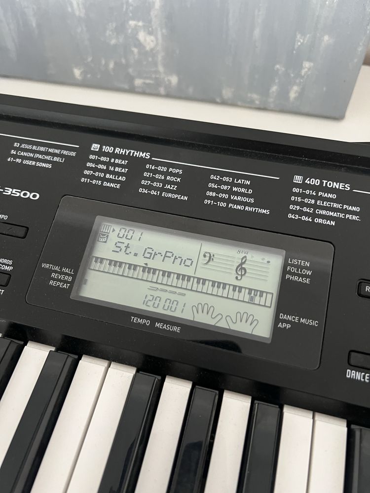 Продам синтезатор Casio CTK-3500