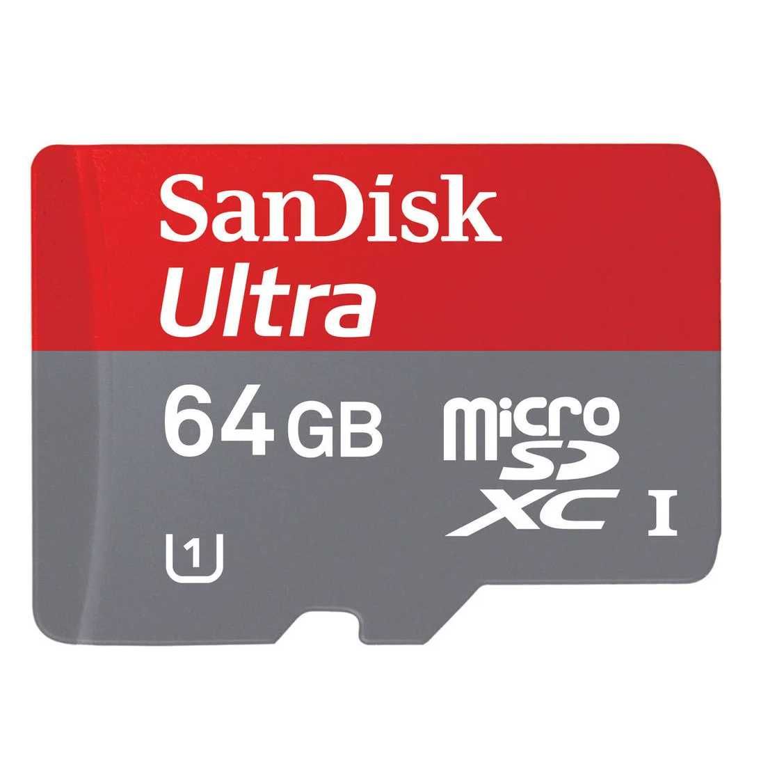 Карта памяти microSD SanDisk Ultra (Class 10) флешка