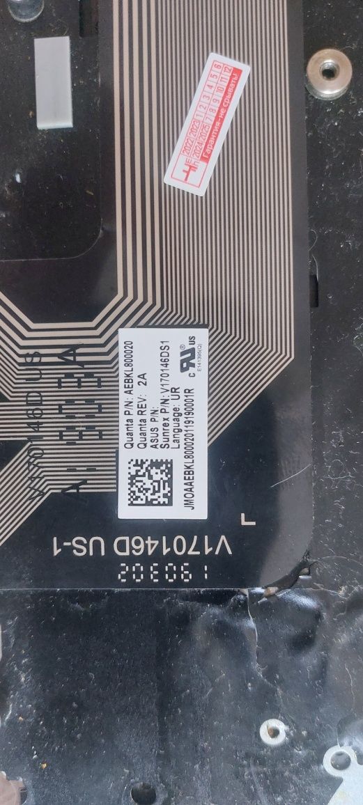 Клавиатура от ноутбука Asus rog strix gl503vd