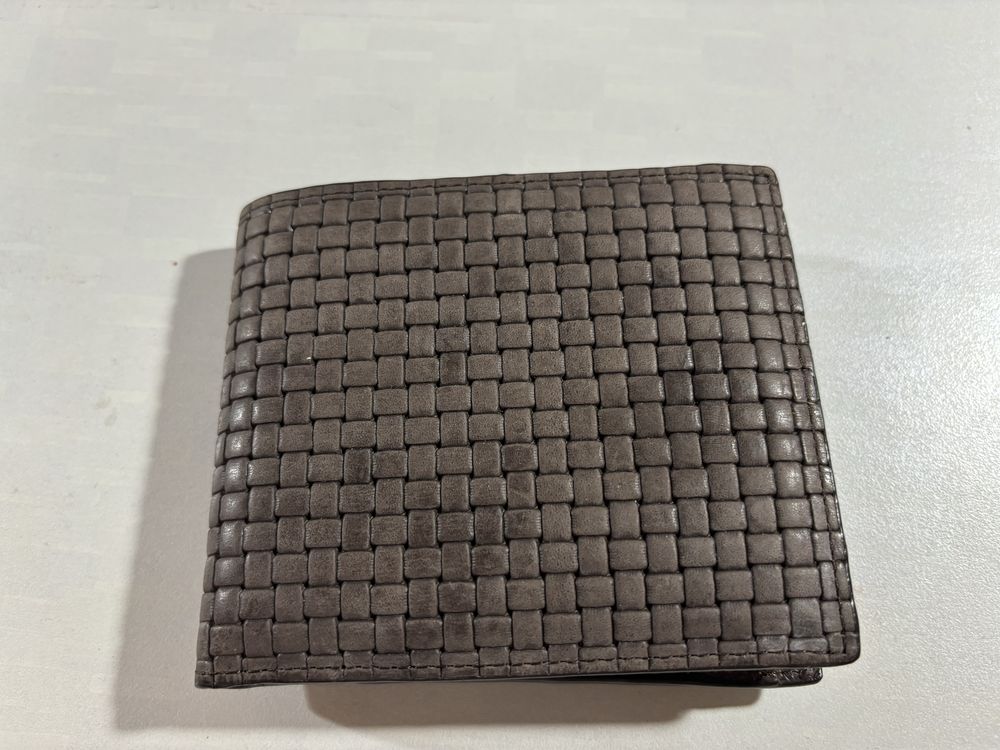 Продам новый кожаный портмоне коричневый оригенальный  massimo dutti,