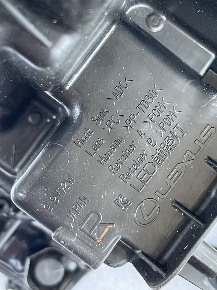 Передние фары Lexus ES 300h 350 Лексус ЕС 250 300h 350