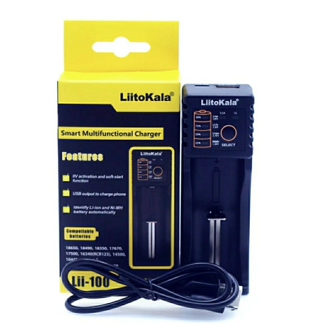 Универсальная умная зарядка LiitoKala Lii-100