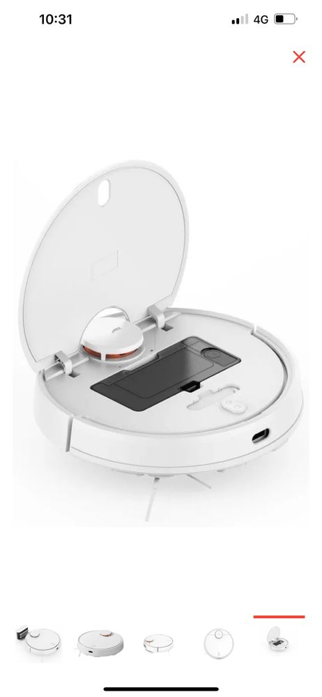 Робот-пылесос Xiaomi MI ROBOT VACUUM S10 BHR6390RU/B106GL белый
