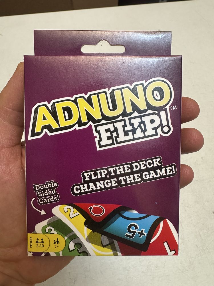Настольная игра УНО - UNO, Flip, DOS карточная игра