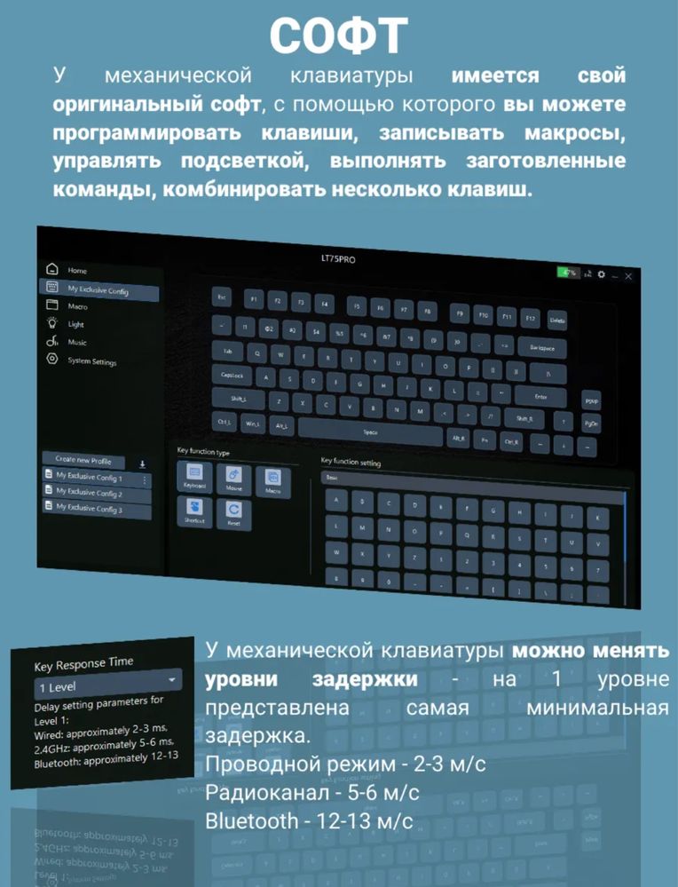 Клавиатура Toxic Ant LT75