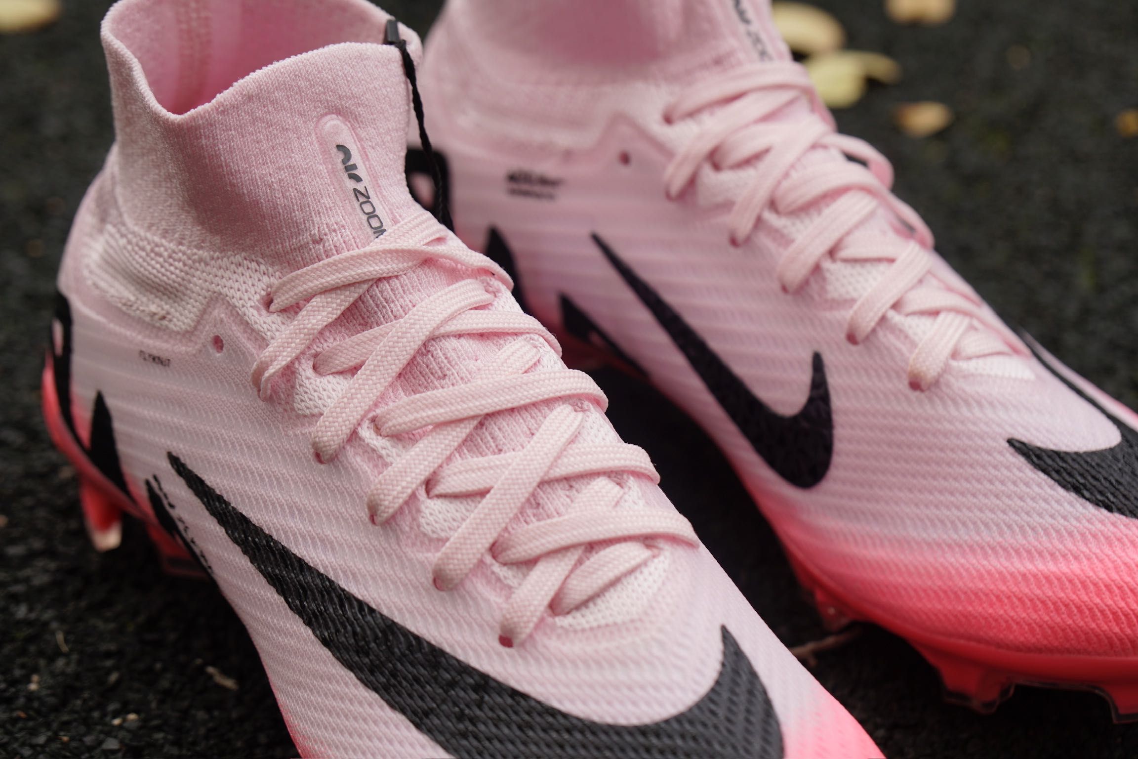 Детские футбольные бутсы Nike Mercurial Air Zoom Elite розовый
