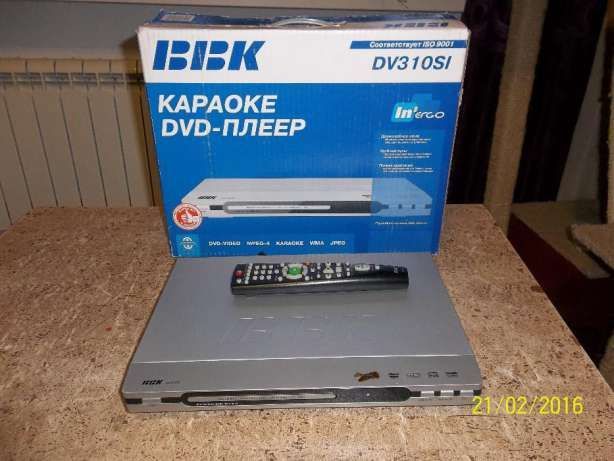 Продам DVD плеер BBK с функцией караоке в отличном состоянии