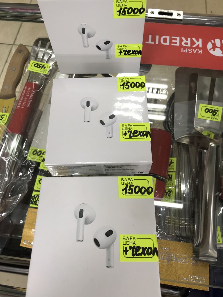 AirPods 3 Premium + Чехол! Каспий Ред,Рассрочка! Доставка Новые!