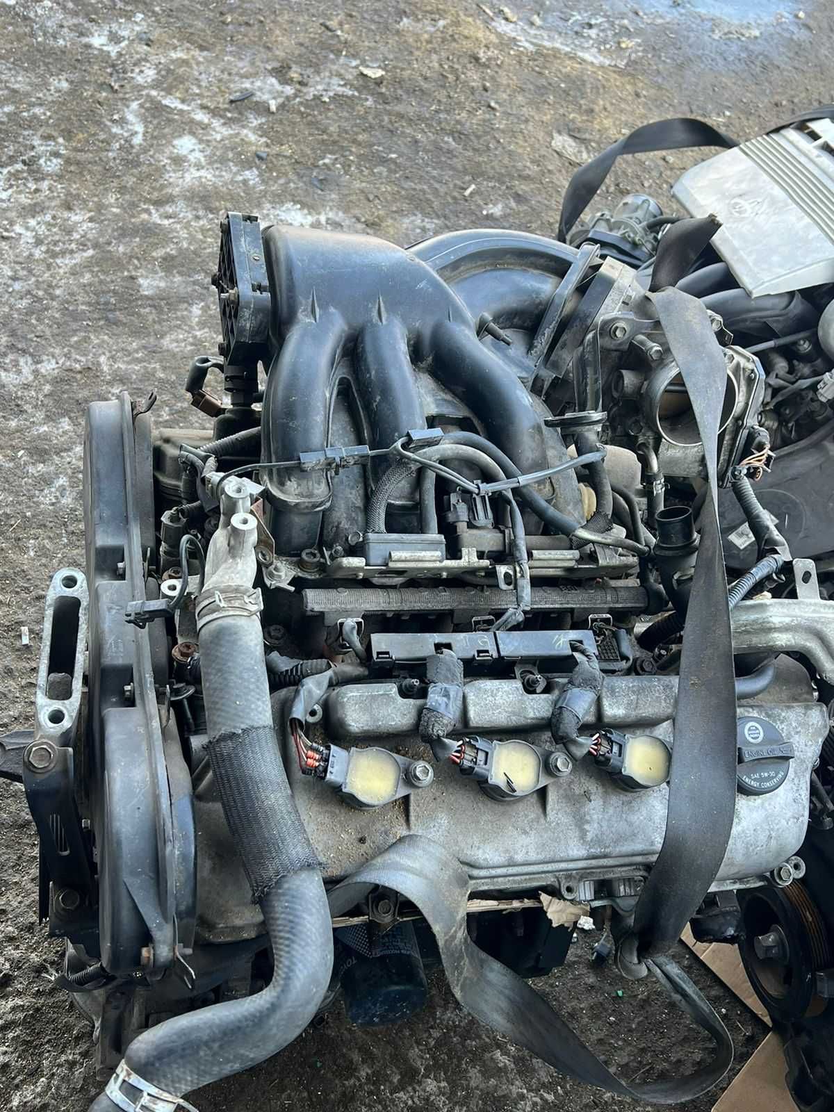 двигатель 1MZ vvti 3.0, 3MZ 3.3 мотор и коробка привозные