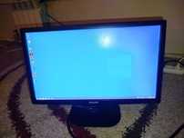 FullHD 1920x1080 Phillips 22 дюйма, 75 Гц, VGA DVI монитор