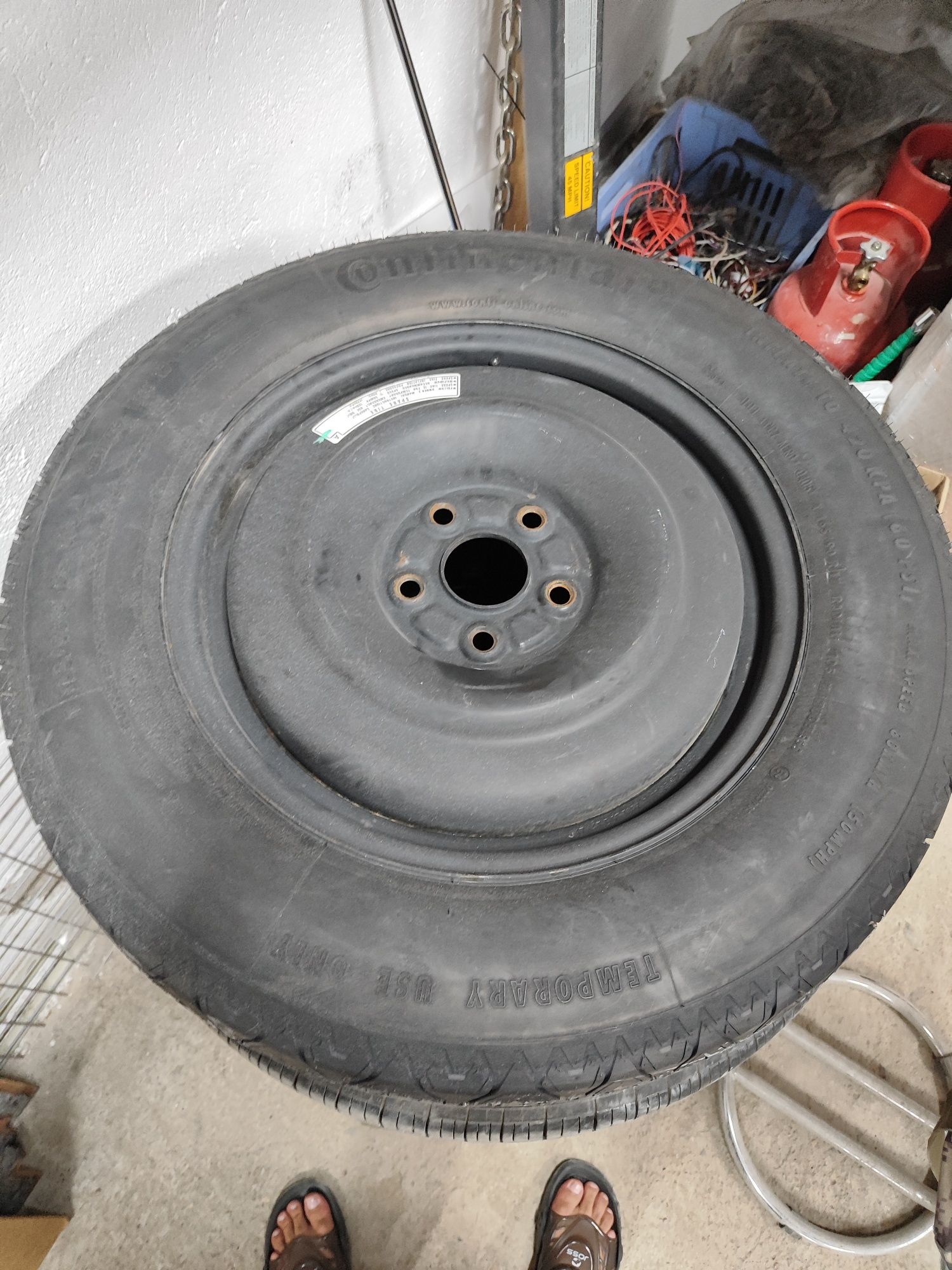 Запаска докатка 165/90/R17 5x120