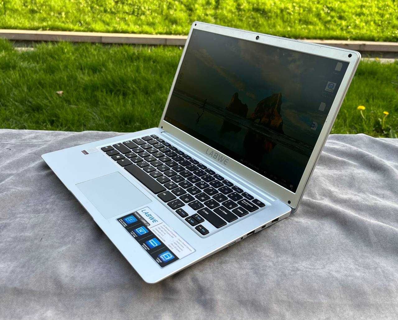 бюджетный ноутбук для офиса LABWE Celeron*ОЗУ 8*SSD 128*FullHD Экран