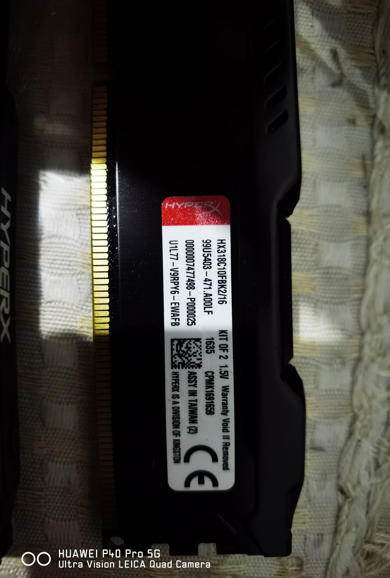 DDR3 1866 2x8gb 16gb [HX318C10FBK2/16]